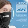 1 Pair Sunscreen Arm Covers UV Resistant Face Masks UPF50 5-degree Body Feel for Outdoor Cycling and Basketball Sports