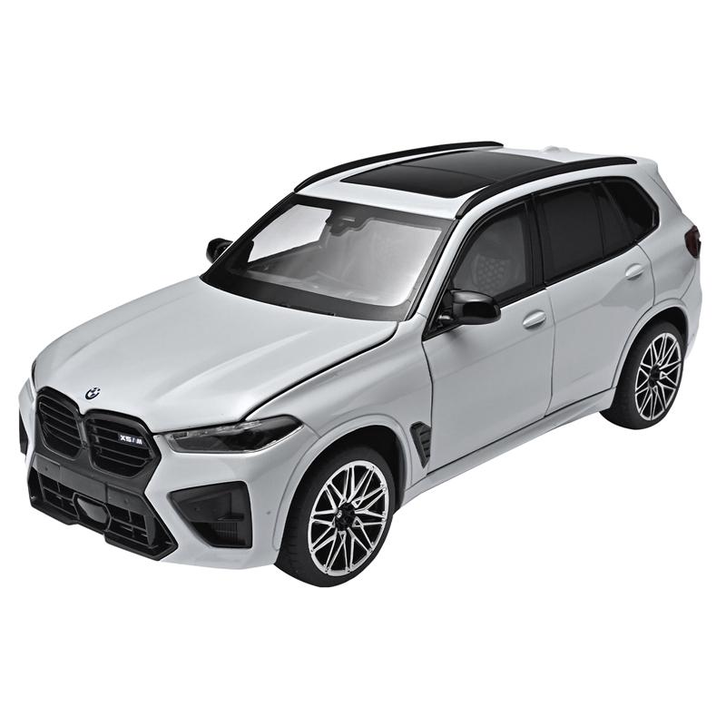 1:24 BMW X5M Leichtmetall-Automodell, Türen und Motorhaube, Kofferraum können mit Ton- und Lichtrückmeldung geöffnet werden Geschenk