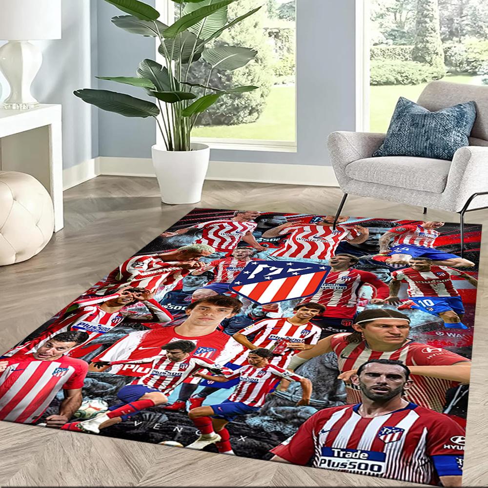 Atletico Madrid Area Rug Suitable For Hallway Study Room Foyer Decorate Room Antislip Carpet Office Home Decor Perfect Gift For Friends Family