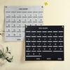 Hanging Wall Mounted Decorative Monthly Calendar Bag Storage Bag Chart Holder Wall Decoration