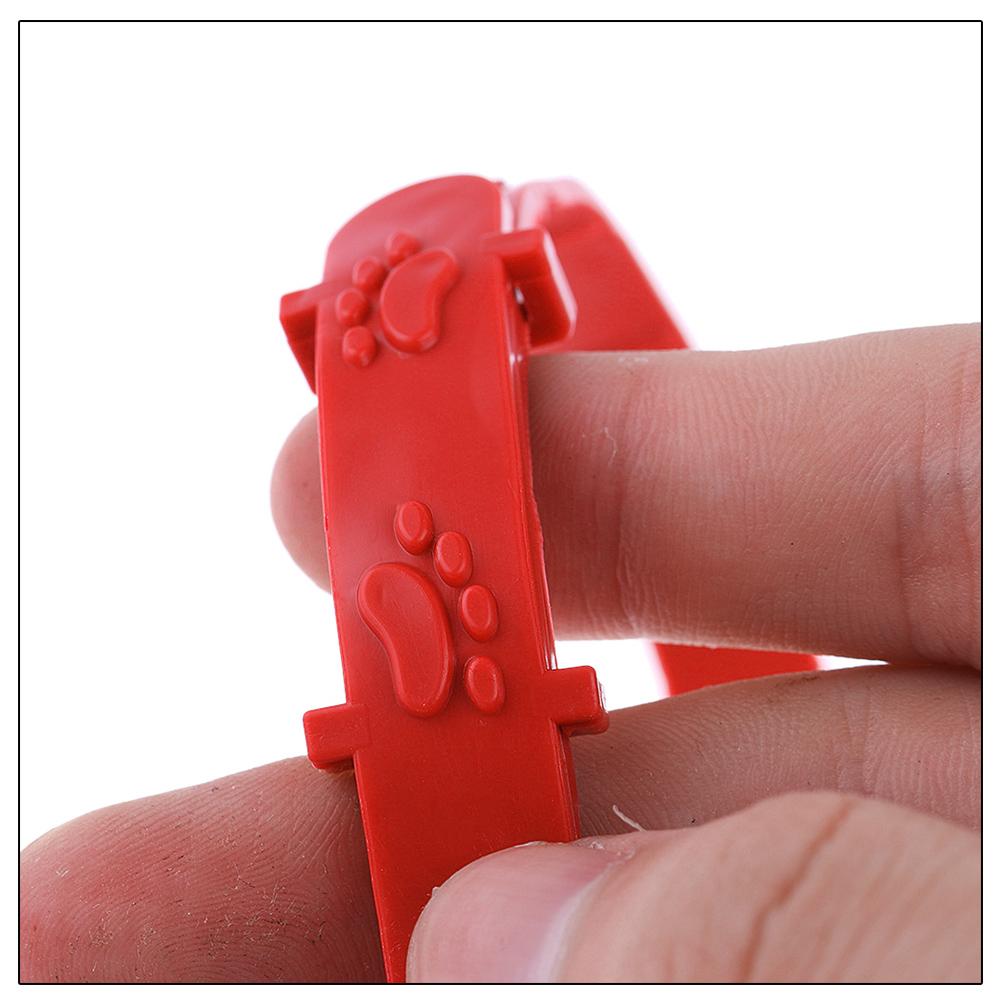 3 Pcs Red Adjustable Pet Cat Anti Flea Mite Tick Collar Cat Flea Prevention Collar Pet Supplies