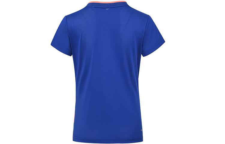 Li Ning Table Tennis Clothing Women's Dream Blue V Neck Moderate AAYS018-3
