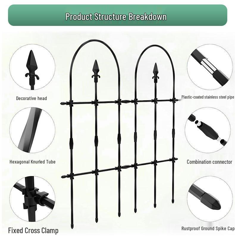 Outdoor Rose & Clematis Climbing Frame Stand with Pergola for Balcony or Garden