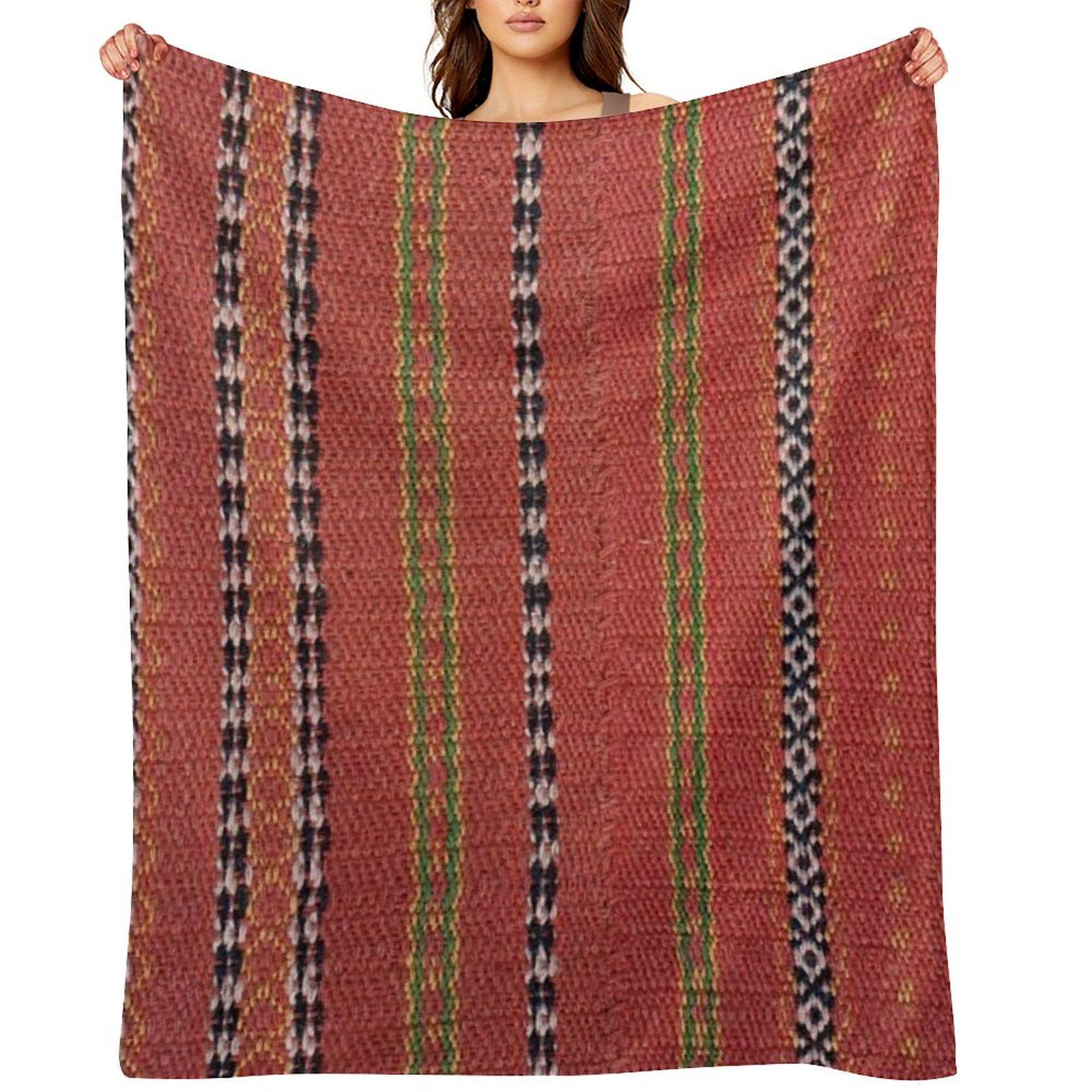 

Ethnic native design Throw Blanket Blankets For Bed Softest Soft Plaid decorative Blankets 30x40in