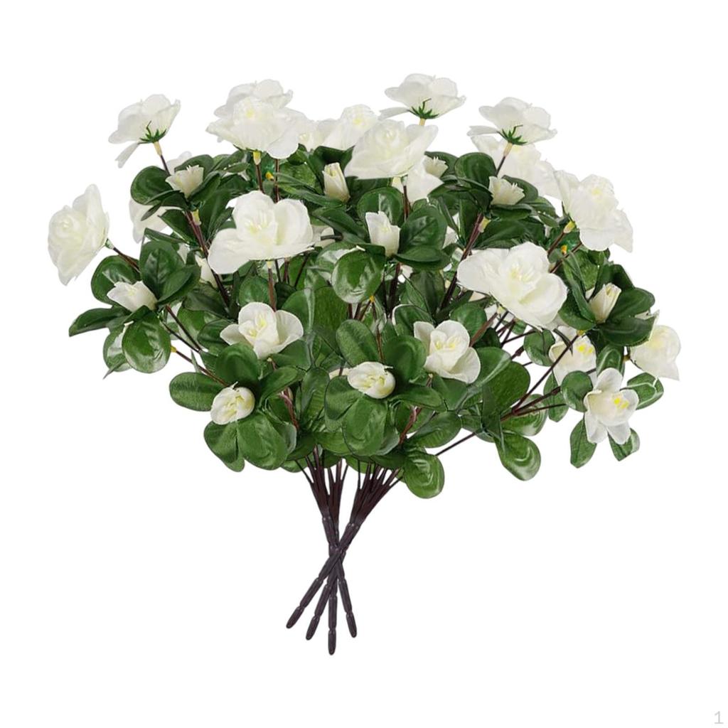 4 Bundle of Artificial Flowers Flower In The Open Away Balcony