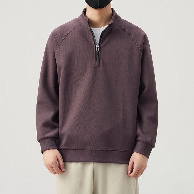 

DK Men s Casual Loose Fit Half-Zip Sweatshirt 4XL