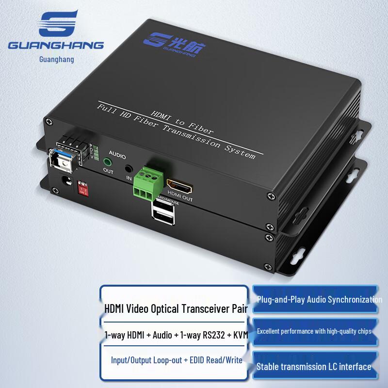 Guanghang HDMI Fiber Optic Extender & KVM Systems