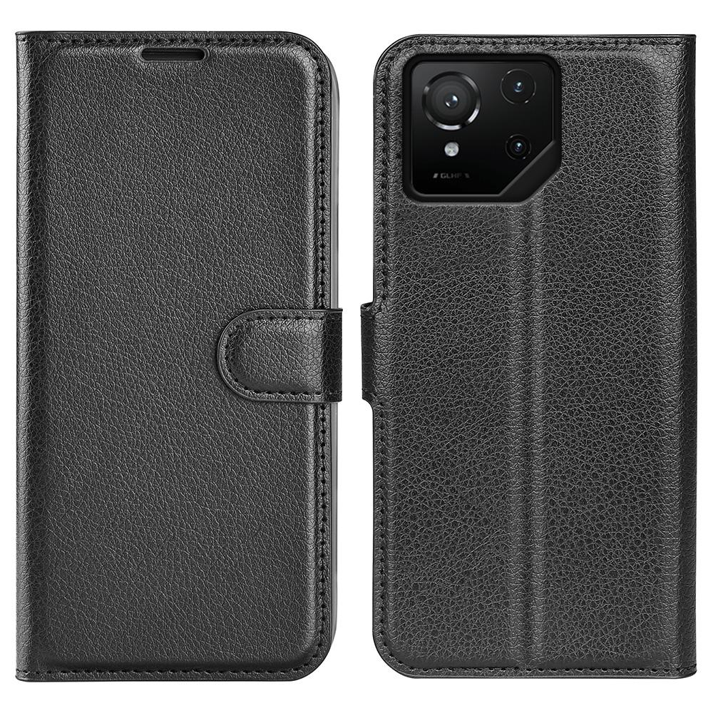 For Asus ROG Phone 9 Pro 5G Case Litchi Texture Shockproof Leather Wallet Phone Cover