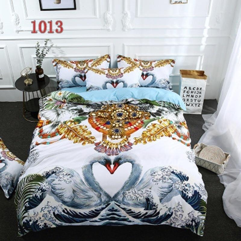 WTEMPO Airdom Nuovo Design Set Biancheria da Letto 3D Copriletto Stampato Bohemia Matrimoniale King Poliestere Biancheria da Letto 3pz