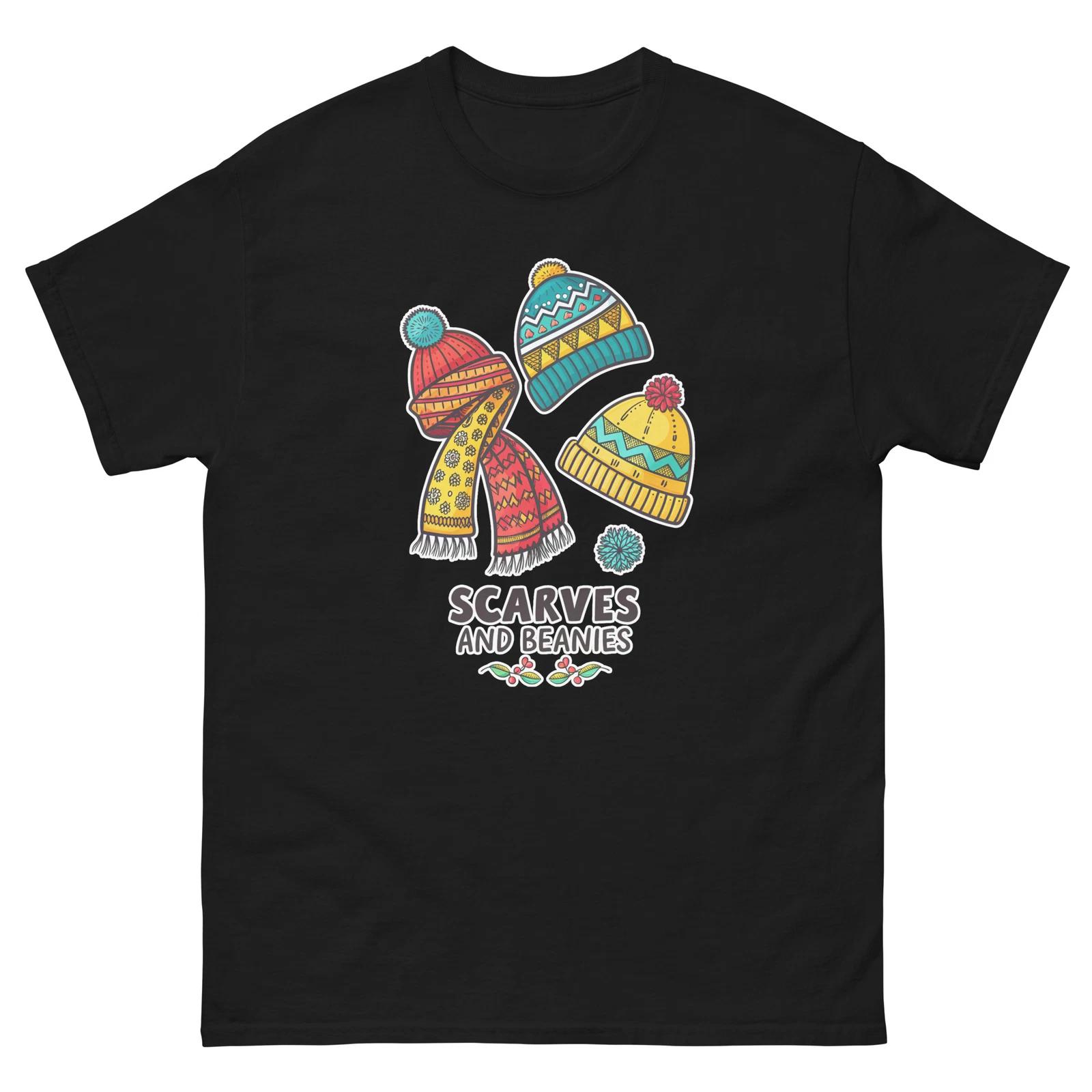 Scarves and Beanies Mountain Ski Resort Town T-Shirt S