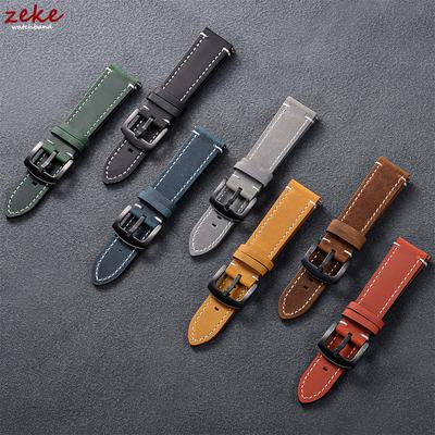 Vintage Brown Calfskin Leather Watch Band Quick Release Watch Strap 18mm 19mm 20mm 22mm 24mm Smartwatch Bracelet Belt for Omega
