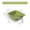 Double-layer Snack Box Fruit Tray Living Room Candy Box Drain Basket Household Fruit Tray Lazy People Eat Melon Seed Storage Tray