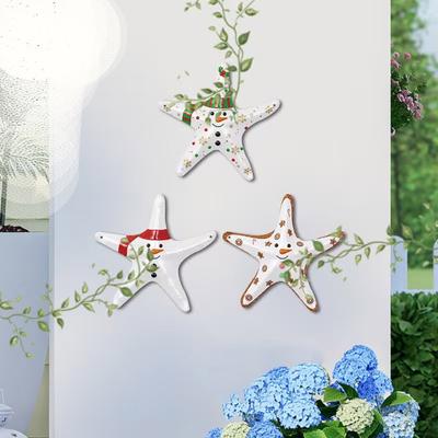 3 Piezas Decoración de Estrella Madera Maciza Natural Pulida Superficie Lisa Sin Astillas Decoración Multiescena Estrella Árboles de Navidad Cortinas Decoración Festiva
