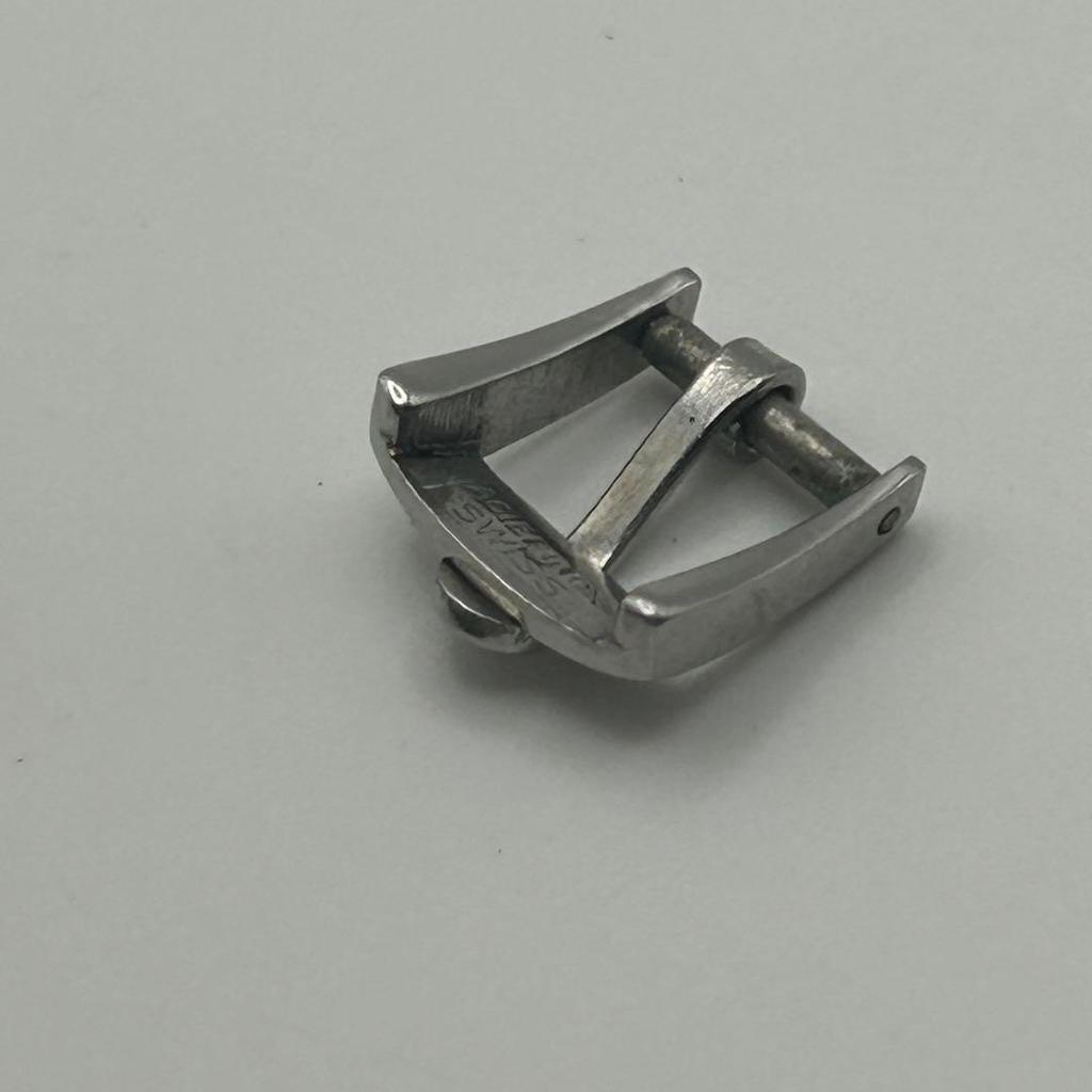 Used Genuine Omega Ladies Watch Buckle Clasp Silver 8mm