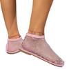Stivaletti Bassi da Donna Taglie Forti, Punta Tonda, Traforati, Inlaid con Strass, Sexy, Casual, Calzature Estive