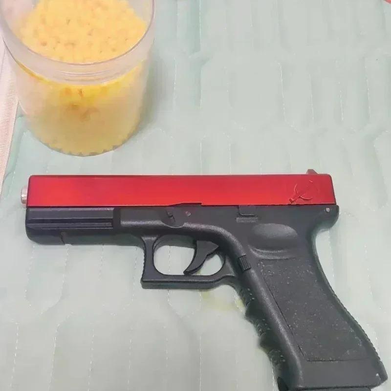 toy gun Hand Gezheng Locke G18 Empty Pull Warehouse 3 hook Machine Shooting Toy Gun Quick-release Terra To Grab Boy's Gift