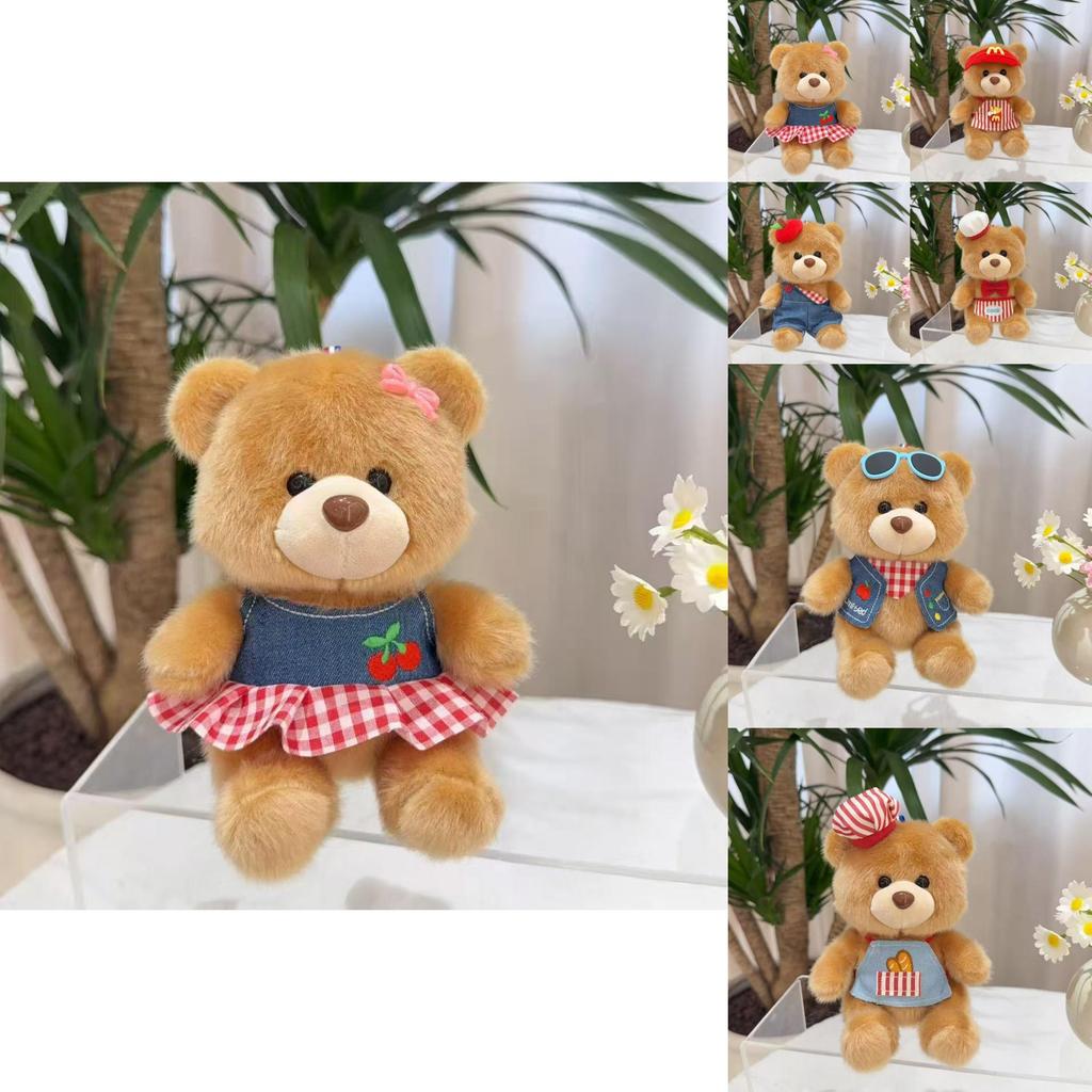 Plush Bear Keychain Cute Chef Bear Cartoon Toy For Kids And Teens