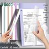 Durable A4 Transparent Pull-Rod Clip Folder for Secure Paper Storage