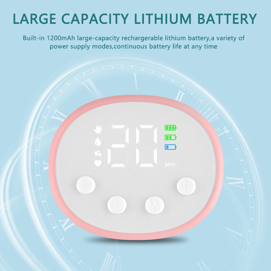 2 Pack Hands Free Wearable Breast Pump with 4 Modes 12 Levels 10 Minutes Auto Stop Portable Breast