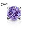 Fashion Jewelry For Women Zirconia Stud Earrings One Carat Main