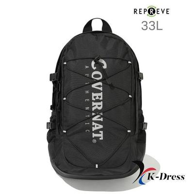 Autentické logo Unisex nový studentský cestovní kempingový batoh 33L černý