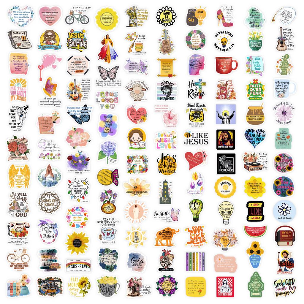 135Pcs/Set Funny Bible Slang Mini Diary Manual Stickers DIY Scrapbooks Album Decor Decals Stickers