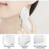 Gua Sha Stainless Steel, Metal Face Gua Sha for Jawline Sculpting, Guasha Tool Face Body Gua Sha (Silvery) Guasha Board