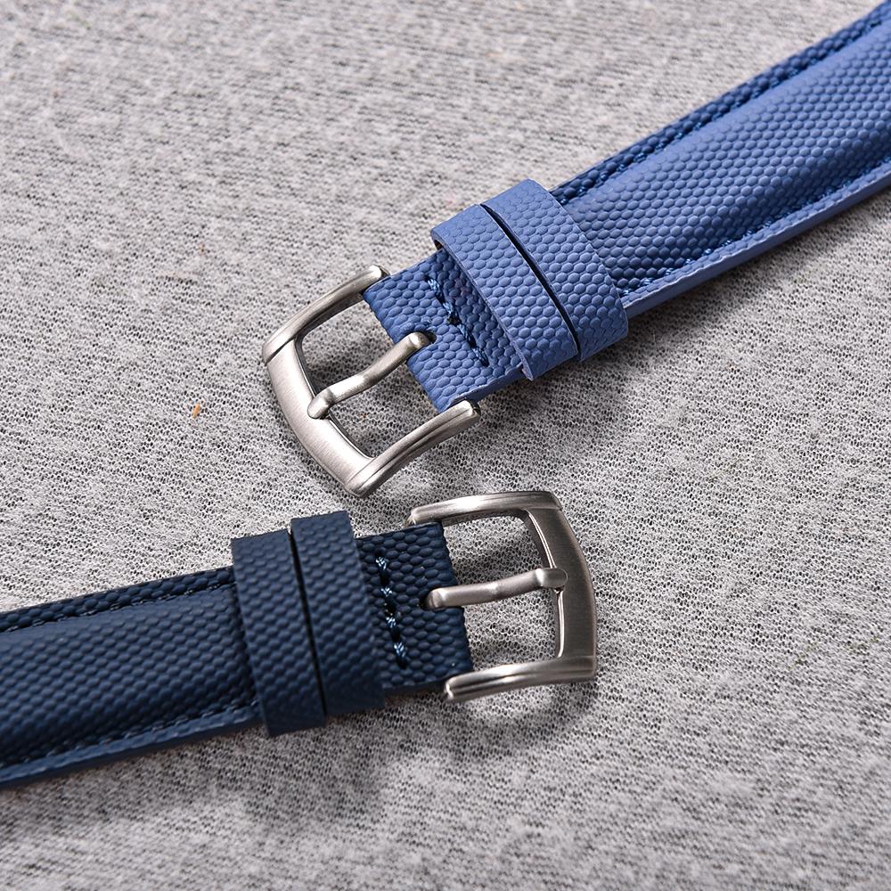 New Coated Sailcloth Strap 18/19/20/22mm Sport Fabric Waterproof WristBand Universal Accessories For Smart Watch Huawei/Samsung