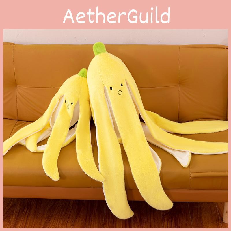 Cute Banana Creative Plush Toy Adorable Cartoon Kids Playtime Pal Gift Birthday