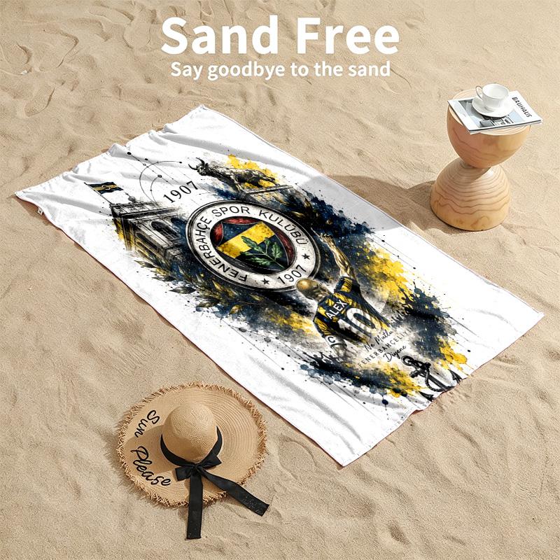 Fenerbahce Beach towels also serve as bath towels summer essential a musthave for the outdoors the beach and the pool