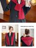 Women's Korean Knitted Hooded Shawl Vest - Casual Solid Color Layered Outerwear