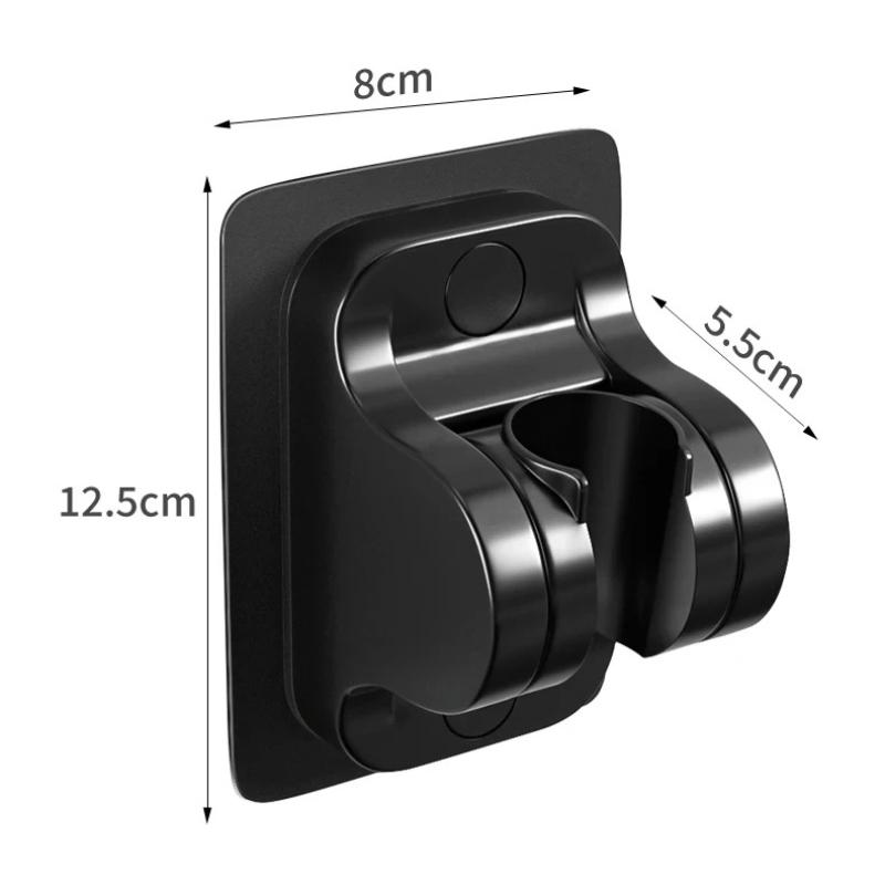 Perforation Free Shower Bracket Adjustable Shower Head Hanging Seat Bathroom Shower Rain Lotus Canopy Fixed Wall Base