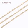 DIY Jewelry Making Chains 14K Gold Plated Metal Square Thin Chains High Quality Spool Chains For DIY Necklace Bracelet Materials