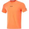 Li Ning Running Series Sports Casual Simple Solid Color Short Sleeve T-Shirt Men Tops Fluorescent-Melon-Orange ATSU199-6