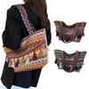 Ethnic Style Women Shoulder Crossbody Bag with Large Capacity Fashionable & Simple Tote Bag Women Commuting Tote Bag  Red