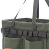 Outdoor Tool Bag Large Capacity Wear Resistant Foldable Oxford Cloth Tools Holder Bag for Gardening