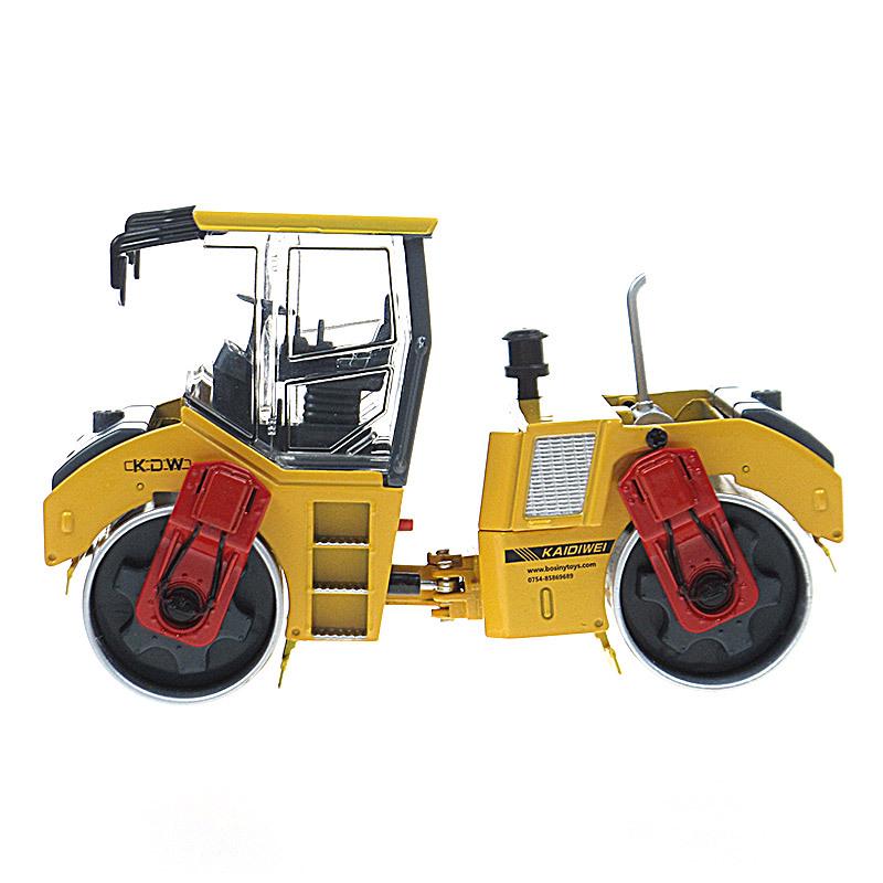 Kaidiewei Alloy Steel Wheel Bulldozer Toy Model Roller Ornament
