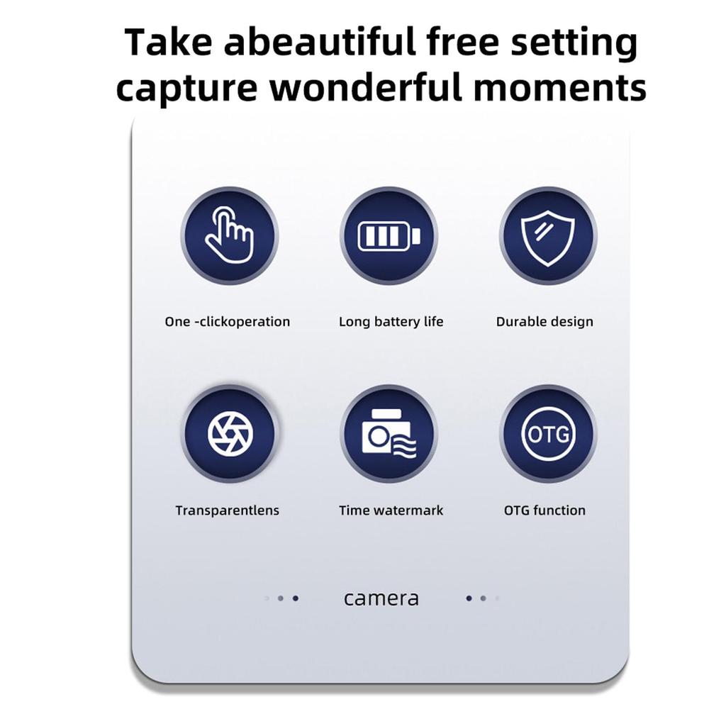 Mini Keychain Camera, 1080P Small Digital Camera Point and Shoot Digital Camera, Portable Retro CCD Thumb Camera for Video Recording and Photography,