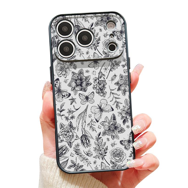 Pastoral Wildflower Case For iPhone 17 18 Pro Max Magnetic For Magsafe Skin Feel Hybrid Phone Cover For iPhone 16 15 14 13 Pro Max