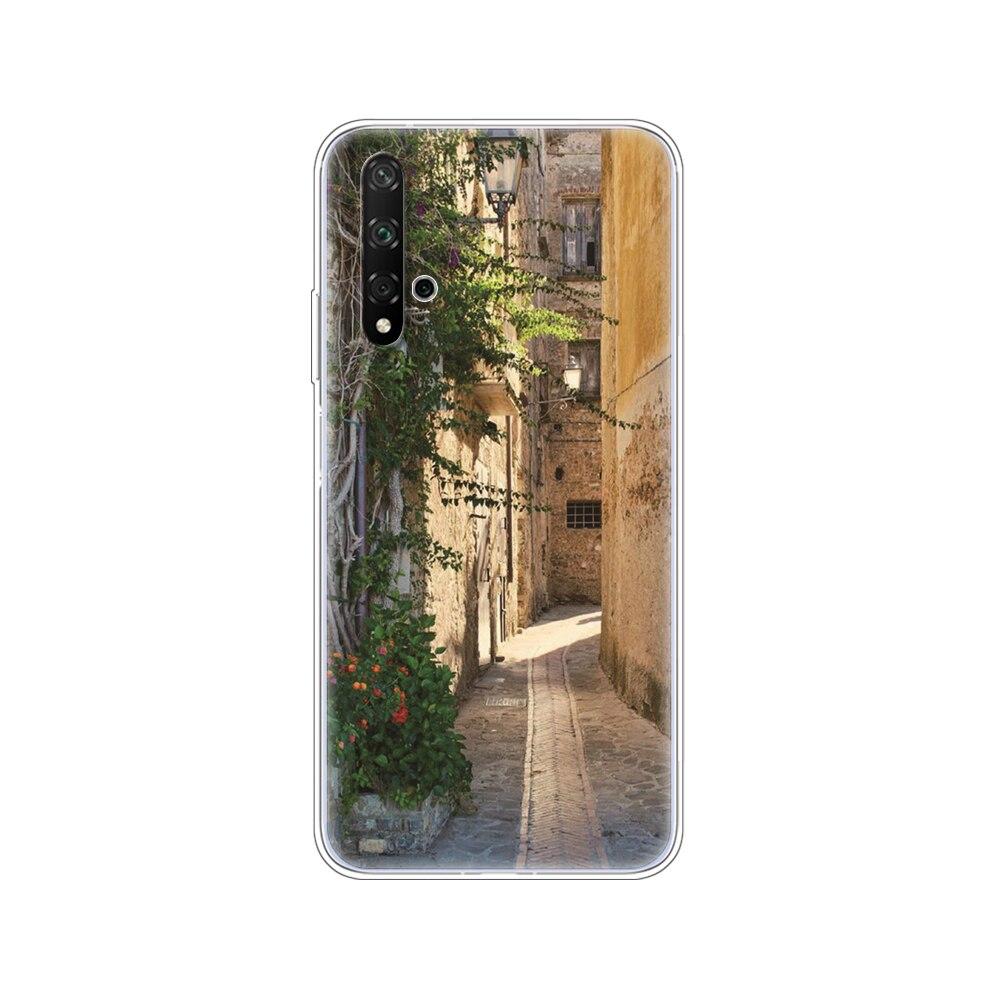 

Чехол для Honor 20, силиконовая задняя крышка для Huawei Honor 20 Pro Lite Honor20 YAL-L21 YAL-L41, роскошный мультяшный зимний, снег, рождественский чехол Honor 20 pro