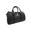 Jordan Bolso Boston de Cuero y Poliéster con Logo de Aviador Metálico Unisex Bolsos de Mano Negro DR5595-010