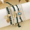 Handmade Beaded Bracelets Retro Multi - Layer Ethnic Style Creative Irregular Geometric Shapes Jewelry for Women