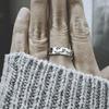 European and American INS Style Silver Carved Butterfly Ring Soul Shine Trendy Female Student Finger Ring Inspirational Ring