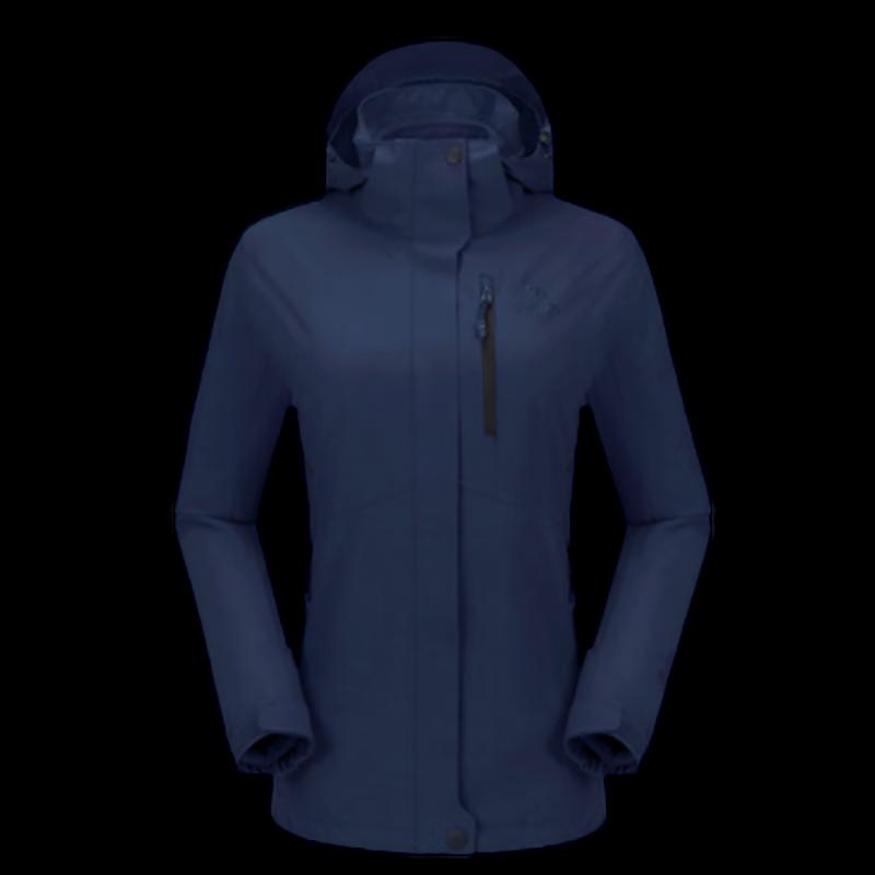 Camel Unisex 3-in-1 Waterproof Jacket with Fleece Liner S