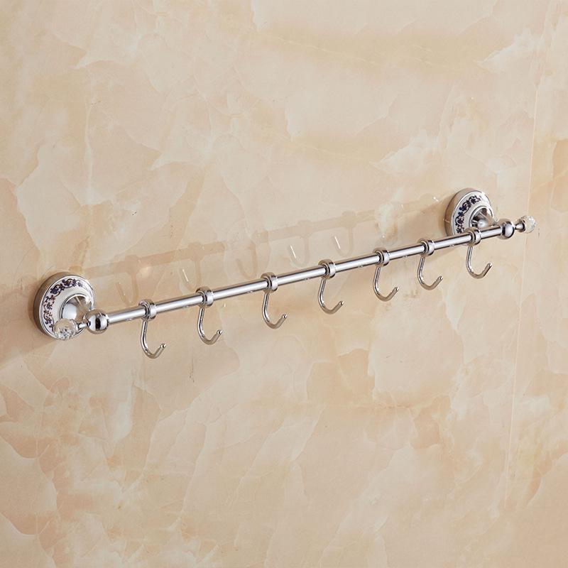 European Stainless Steel No-Drill Bathroom Set: Towel & Toilet Wall Storage Rack