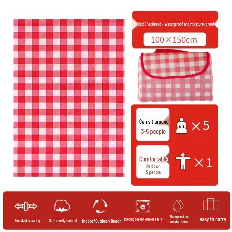 Waterproof Outdoor Picnic Mat - Thickened Foldable Oxford Cloth