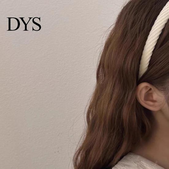 Sweater Coat Headband Women Anti-Slip Inner Side Sponge Filling Handmade Knitting Practical Hair Accessory Hoop Narrow Edge Hairband Broken