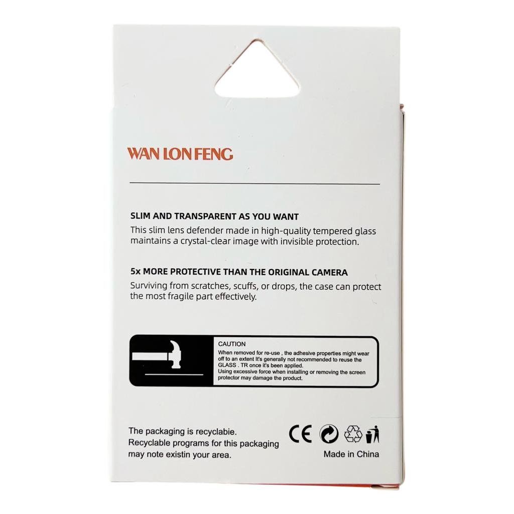 WANLONFENG LHJ Series For Google Pixel 9 Pro XL Metal Camera Lens Protector Integrated Lens Film