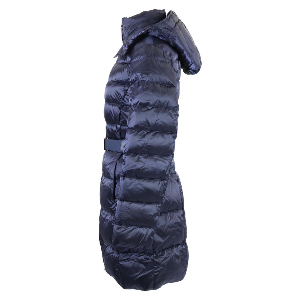 Prada [Domestic Regular] 29Z660 Belted Hoodie Down Coat 42 NavyUsed