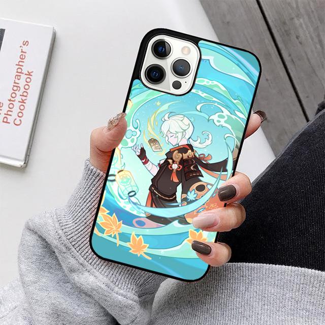 Genshin Impact Kaedehara Kazuha Phone Cases Cover For iPhone 17 Air 16e 15 14 12 13 11 Pro MAX apple Plus Coque